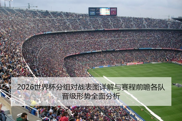 2026世界杯分组对战表图详解与赛程前瞻各队晋级形势全面分析