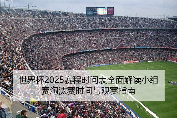 世界杯2025赛程时间表全面解读小组赛淘汰赛时间与观赛指南