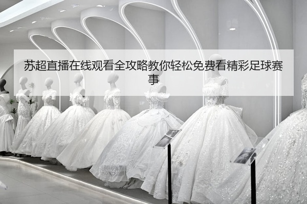 苏超直播在线观看全攻略教你轻松免费看精彩足球赛事